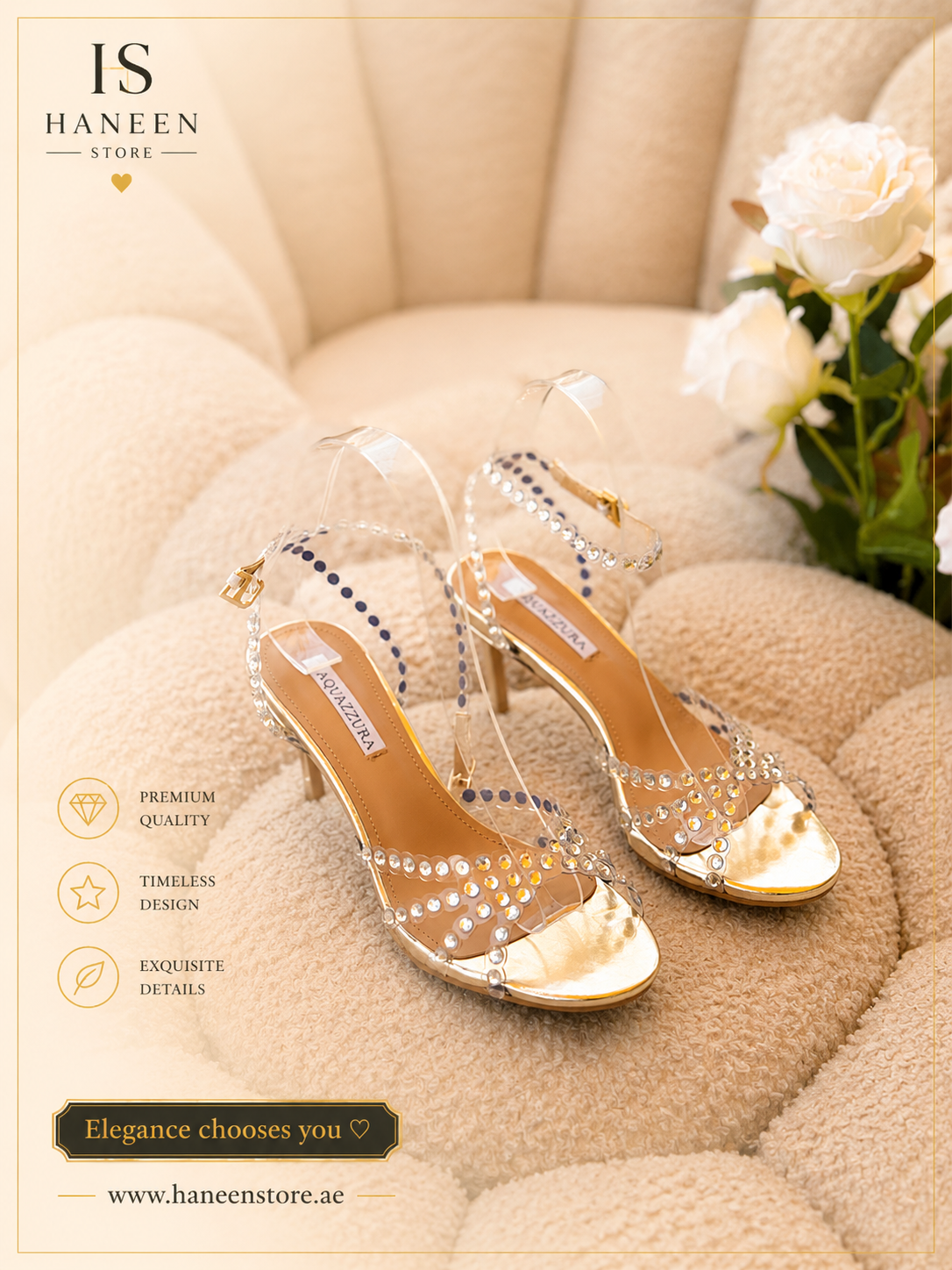Aquazzura Crystal Sandals