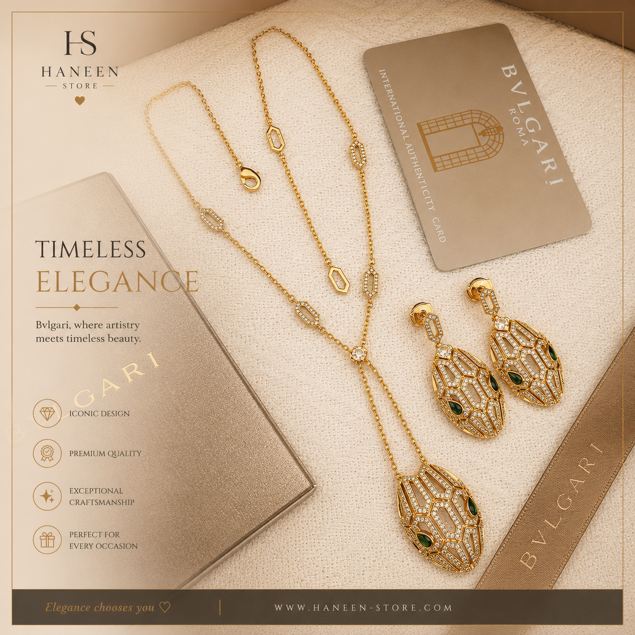 Bvlgari Serpenti Jewelry Set