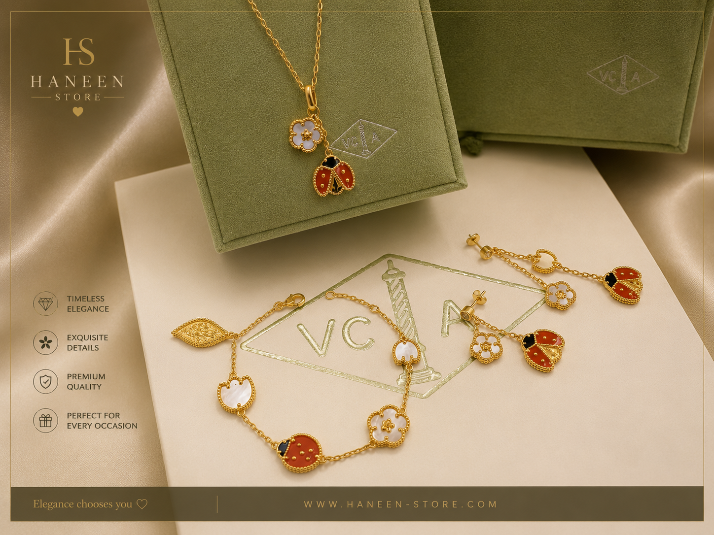Van Cleef & Arpels Lucky Spring Jewelry Set