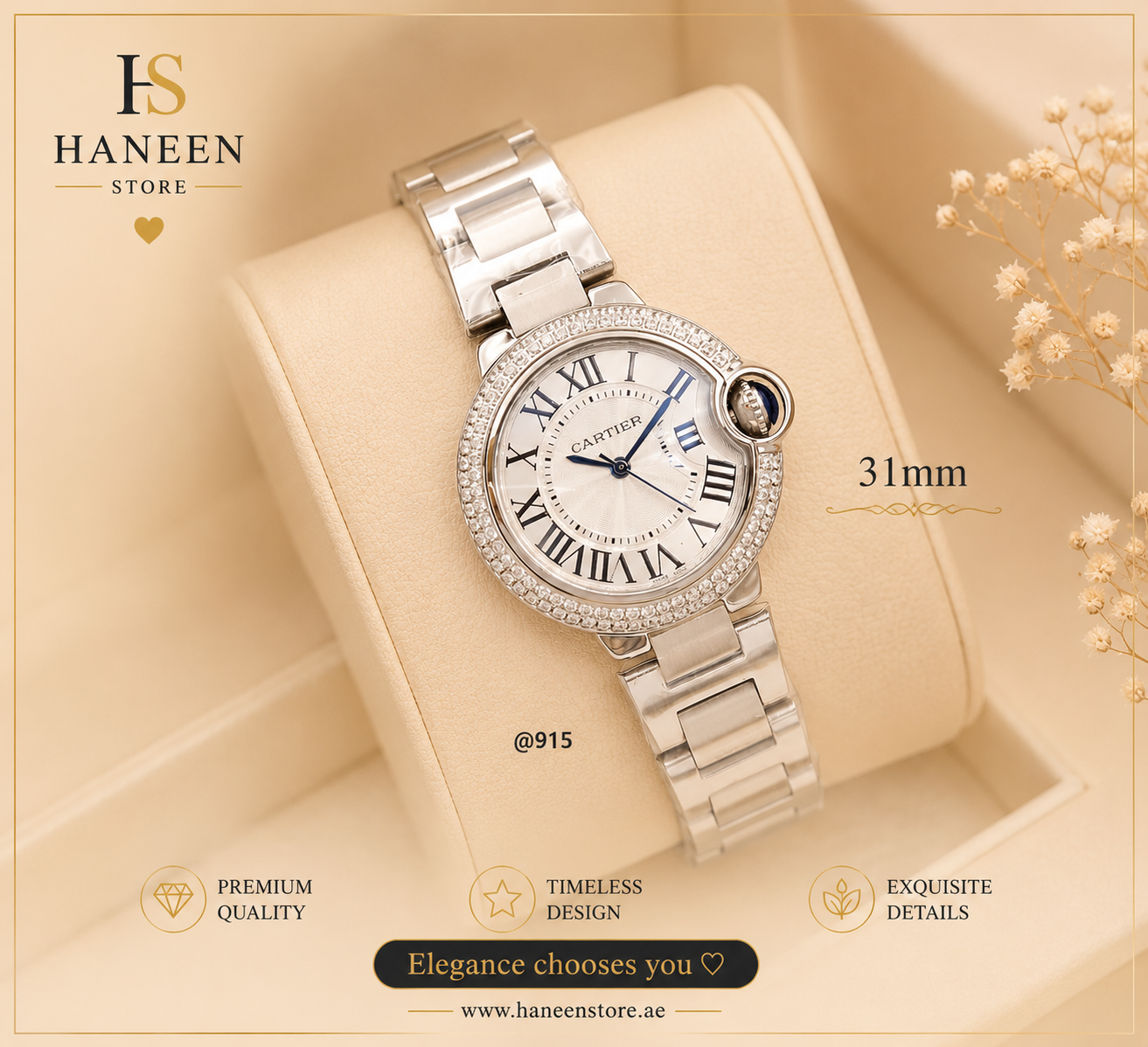 Cartier Ballon Bleu 31mm Watch