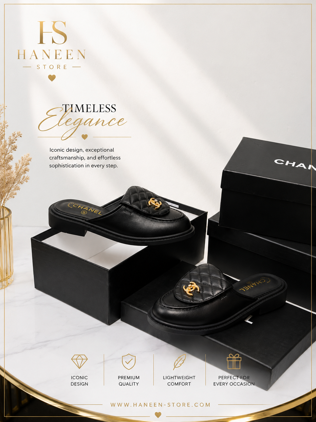 Chanel Loafer Mules